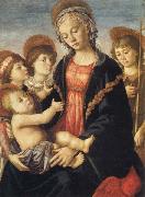 Sandro Botticelli Madonna and Child,with the Young St.John and Two Angels china oil painting reproduction